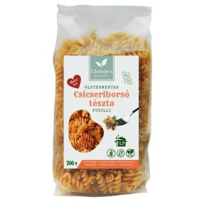   Christie's gluténmentes csicseriborsó tészta fusilli 200g