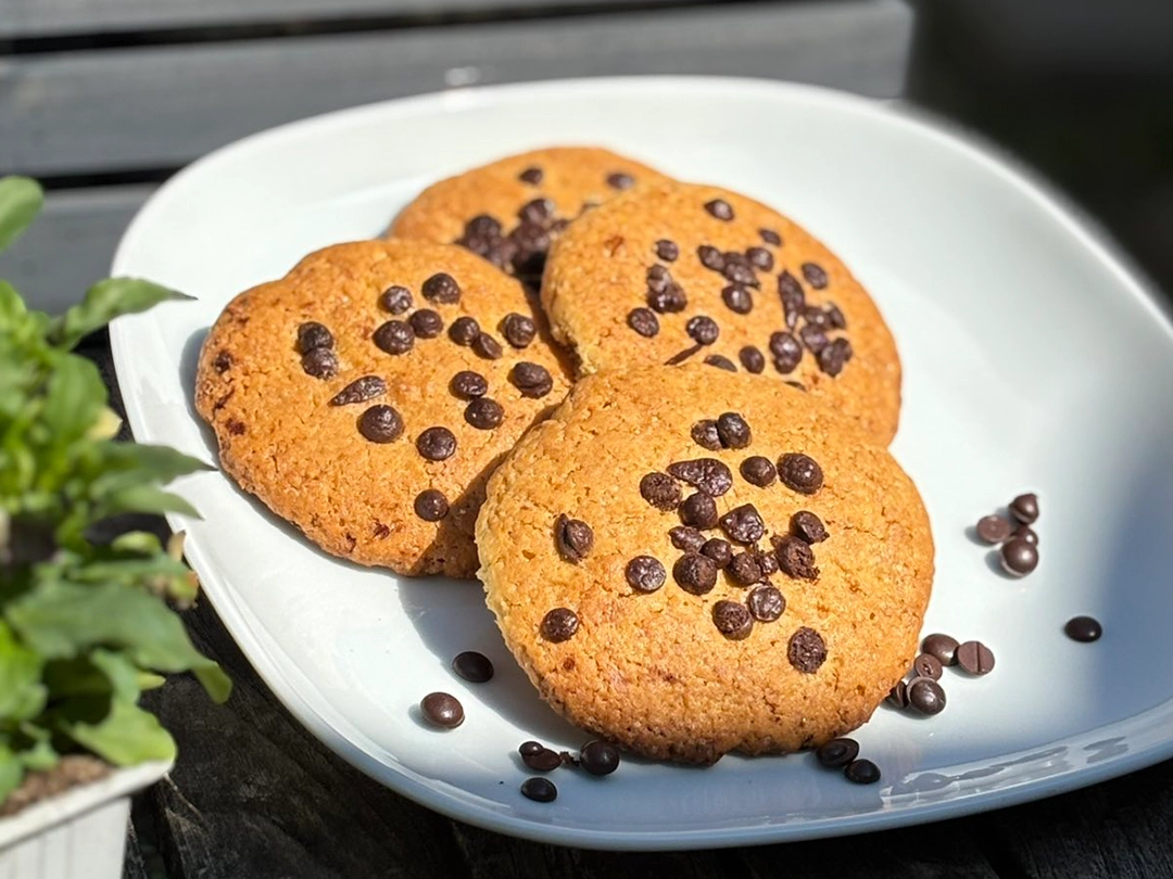 Tojásmentes csokicseppes keksz