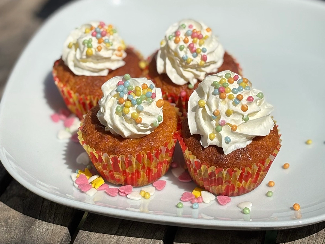 Tojásmentes banános-kókuszos muffin