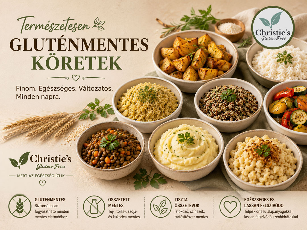 Természetesen gluténmentes köretek